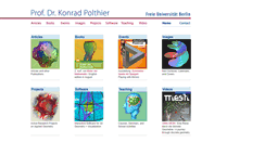 Desktop Screenshot of polthier.info